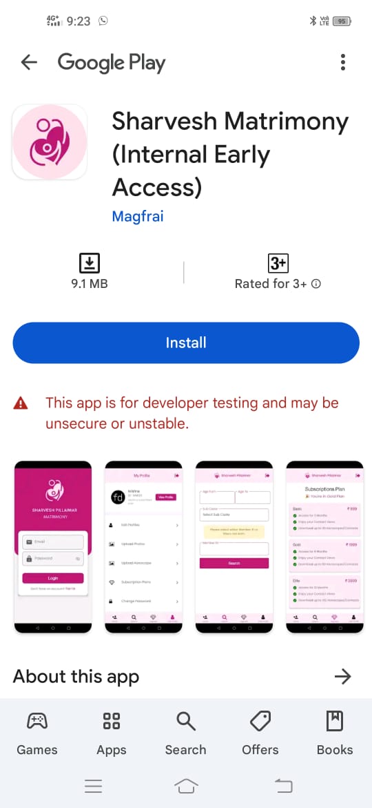 Matrimony Coming Soon